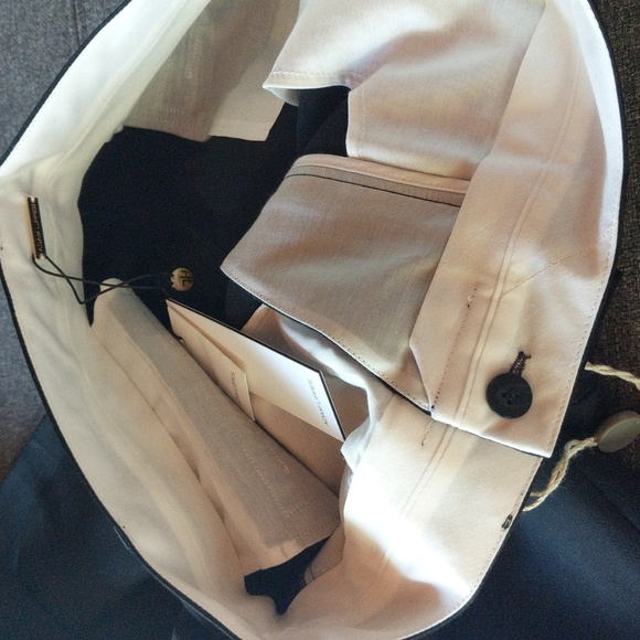 NWT Adam Lippes Wool Pants Black - Picture 7 of 16